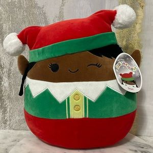 Squishmallows 12” EMANI - She is Nicole’s right-hand elf.  🎄🎅🧑🏾‍🎄💝🎁💞